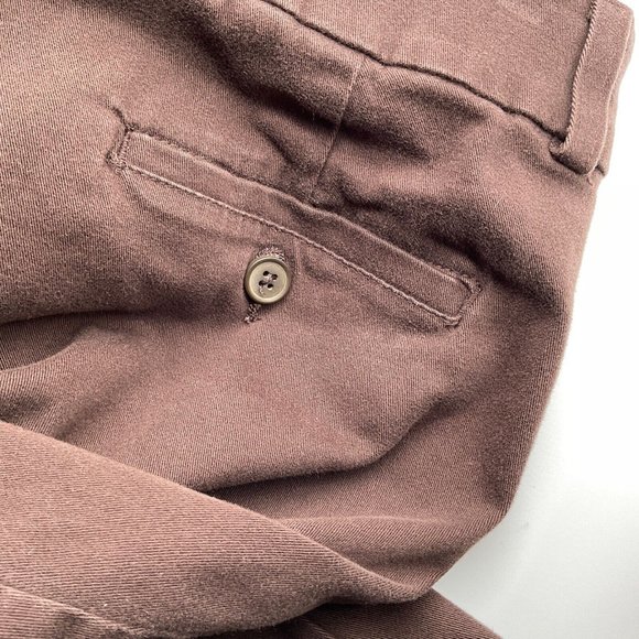 Lee Women's Just Below The Waist Straight Leg Pants Size 14M Chocolate Brown - Picture 9 of 11